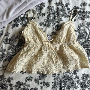 Princess Polly Kellan Top Cream